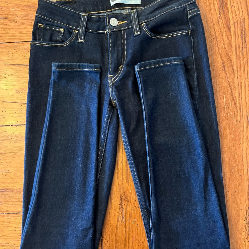Dark blue Levi skinny jeans - Picture 4 of 5